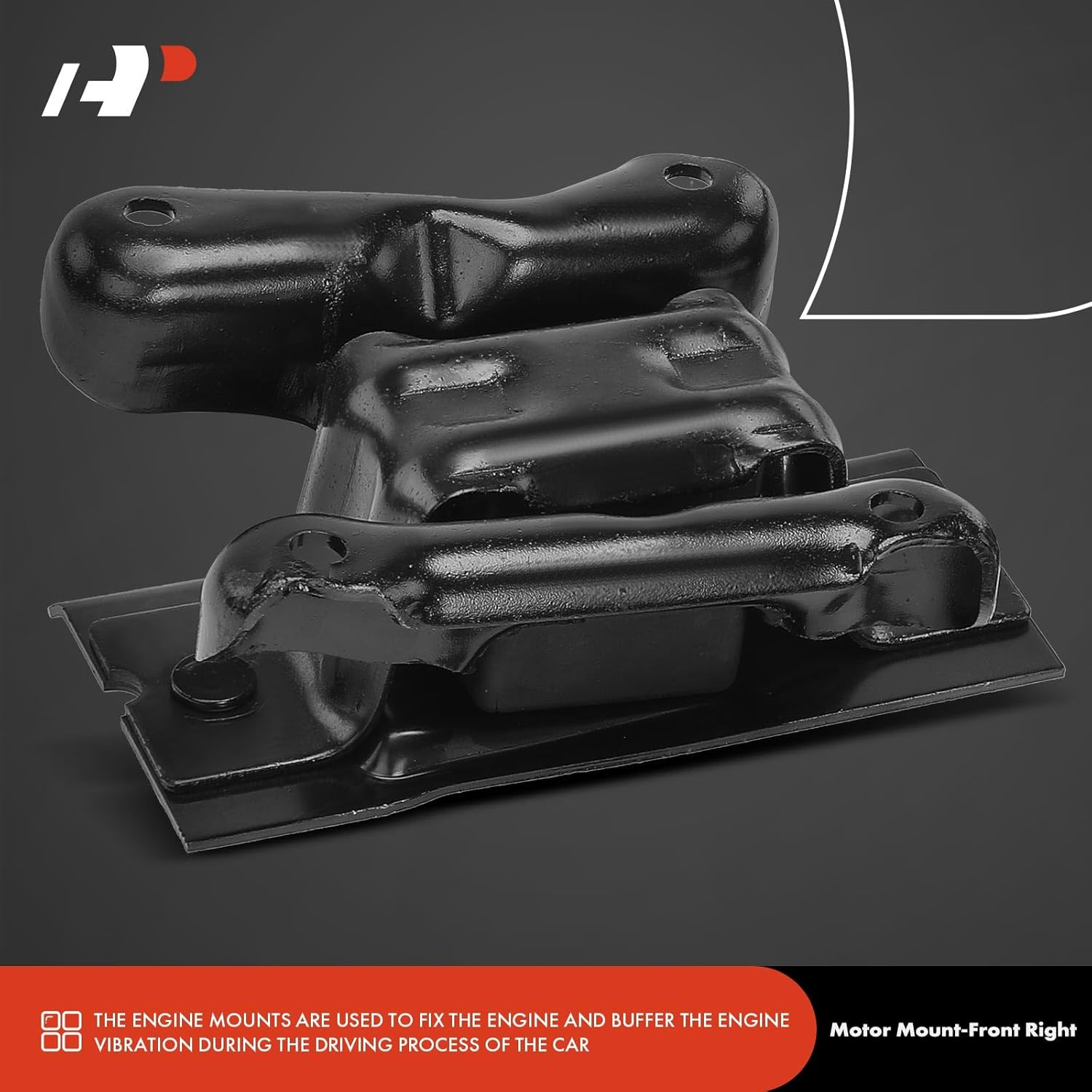 A-Premium 2PCS Front Left and Right Engine Motor Mount Kit Compatible with Ford F-250 Super Duty 1999-2004, F-350 Super Duty 1999-2004, Excursion 2000-2005, 5.4L