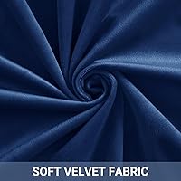 Vista 3 de Dreaming Casa Curtain DC10750 - Cortinas de 2 paneles con bolsillo para barra trasera