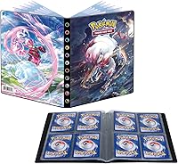 Vista 2 de Ultra PRO - Cartera de 4 bolsillos Pokémon Sword and Shield para tarjetas coleccionables coleccionables, tarjetas de juego y cualquier tarjeta