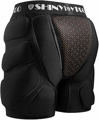 Protective Padded Shorts for Snowboard and Skate CE Level 2 Butt and Tailbone Heavy Duty Protection