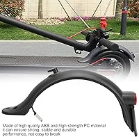 Vista 3 de Protector de barro trasero para scooter eléctrico con luz trasera, ajuste universal para la mayoría de scooters plegables para protección