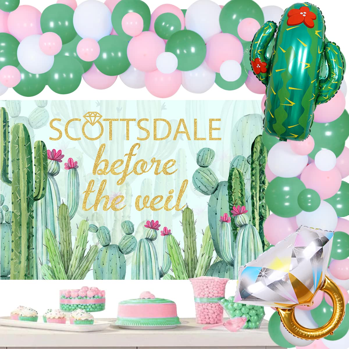 Buy Scottsdale Before The Veil Bachelorette Party Decorations Balloon