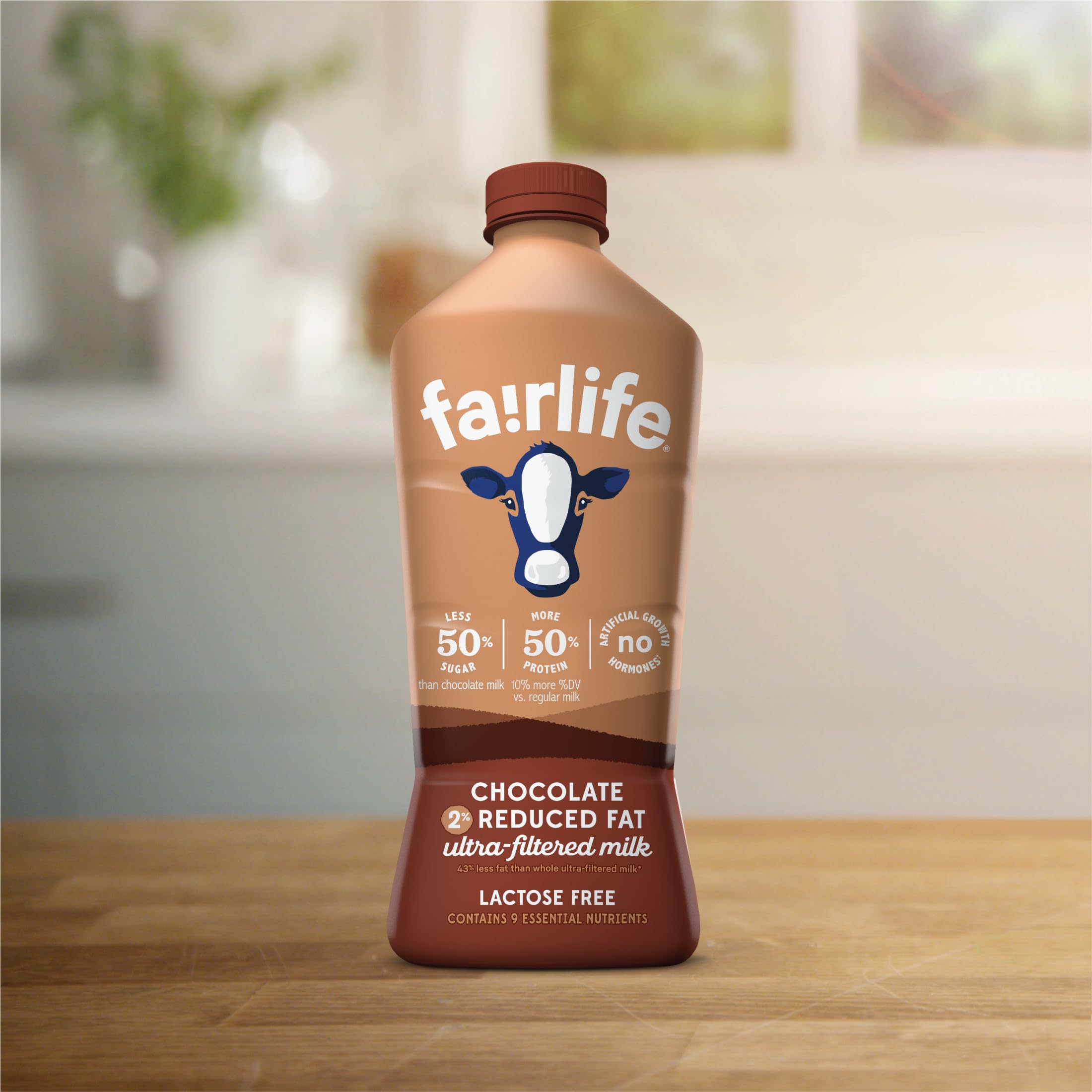 fairlife Chocolate, 2% reduced fat milk, 52 fl oz