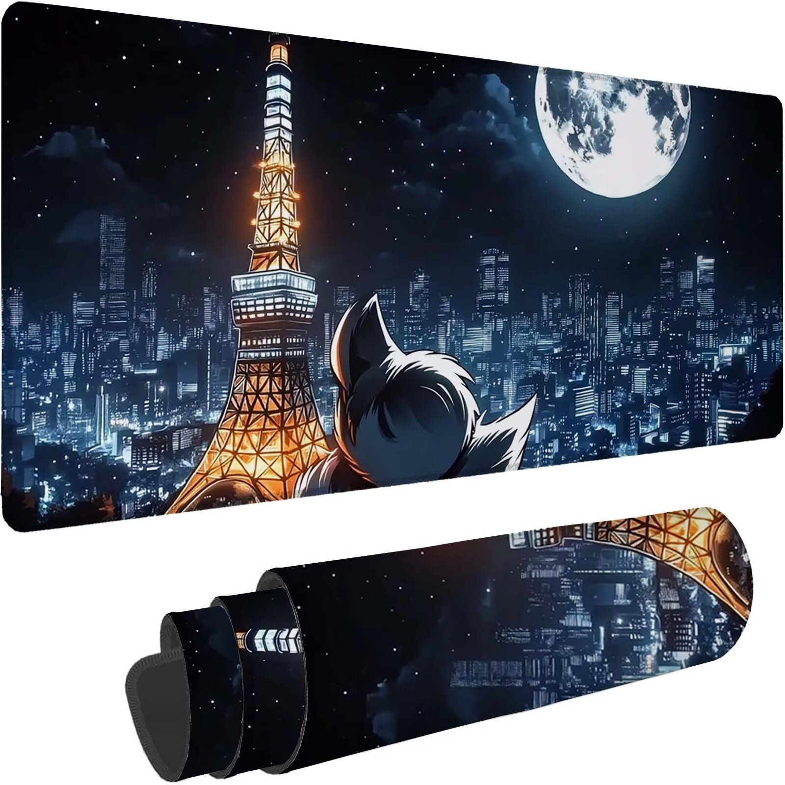 Tappetino Mouse 900x450mm | Superficie Ultra-Liscia | luna 0-z672