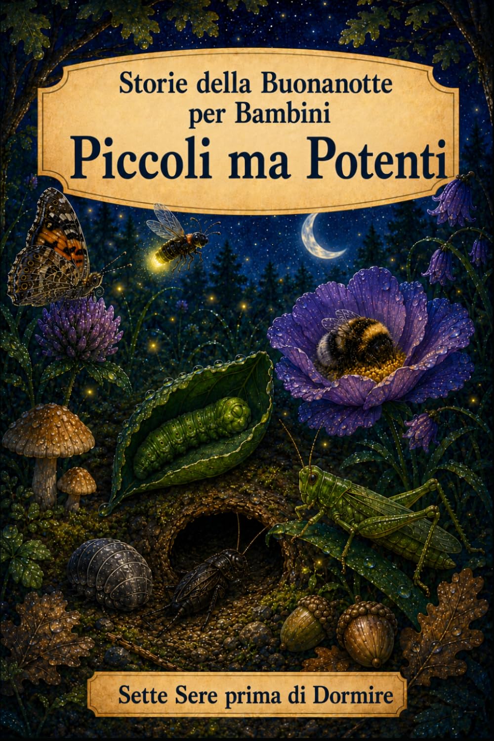 Storie della Buonanotte per Bambini: Insetti - Piccoli ma Potenti: 4 (Sette Sere prima di Dormire)