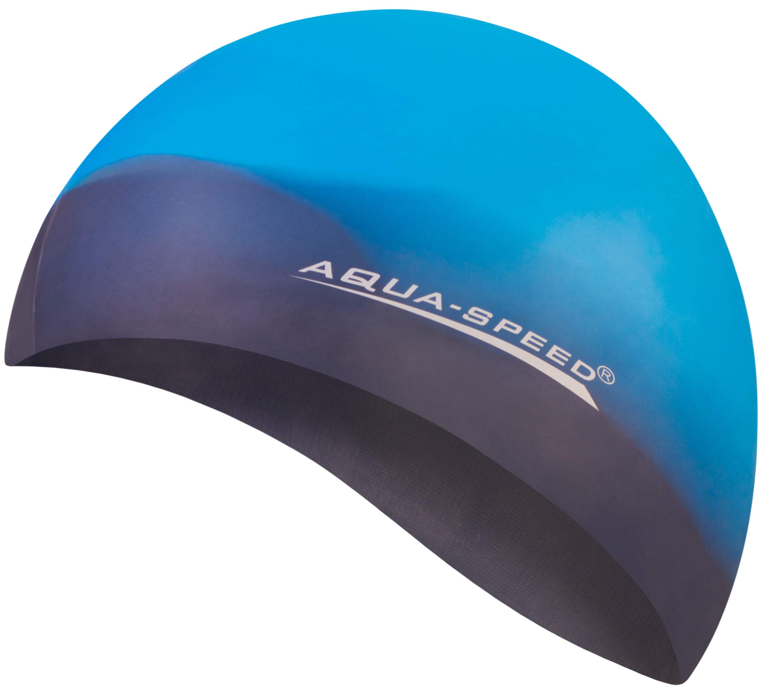 Aqua Speed BUNT Colourful swim cap + microfibre towel | adult | child | swimming cap | silicone | tearproof | waterproof | 03. colourful / 69