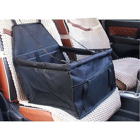 Amazon ペット ドライブボックス カーシート 車酔い防止 滑り止め 防水 汚れに強い 水洗い可能 二重のデザイン 折り畳み可 お出かけ 子猫の子犬に適しています 黒 Golden Maple カー用品 通販