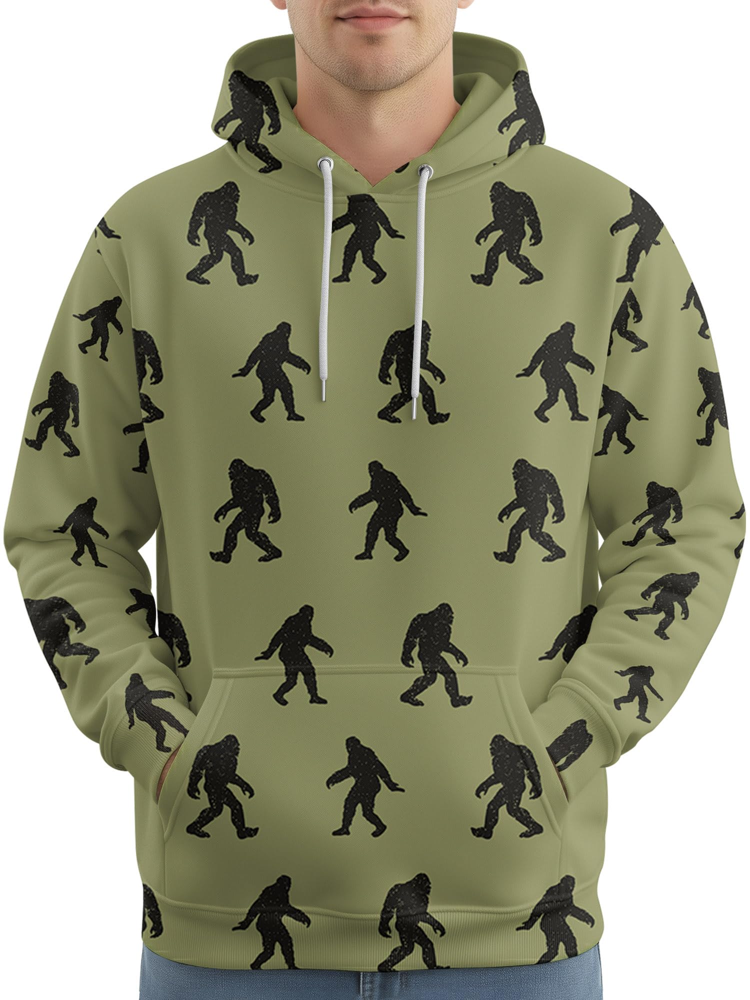 PAGYMO Graphic Hoodies for Men Funny Novelty Pullover Hooded Sweatshirt