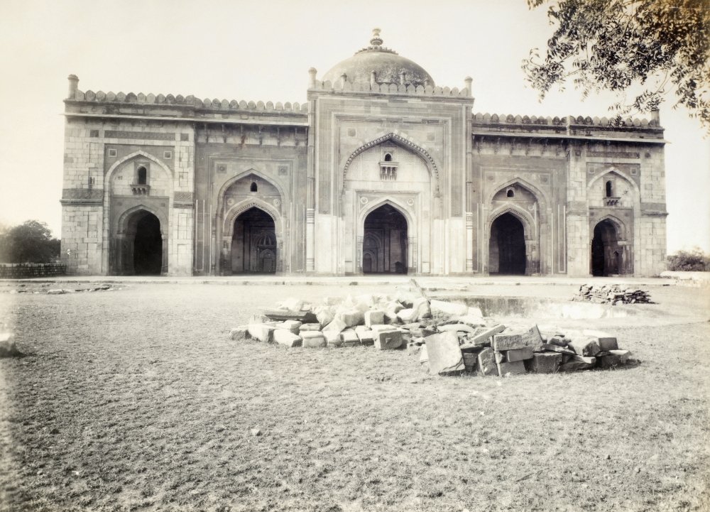 India Qila-I Kuhna Mosque Nthe Qila-I Kuhna Mosque Inside The Purana Qila Complex In Delhi India Photograph Late 19Th Century Poster Print by (18 x 24)