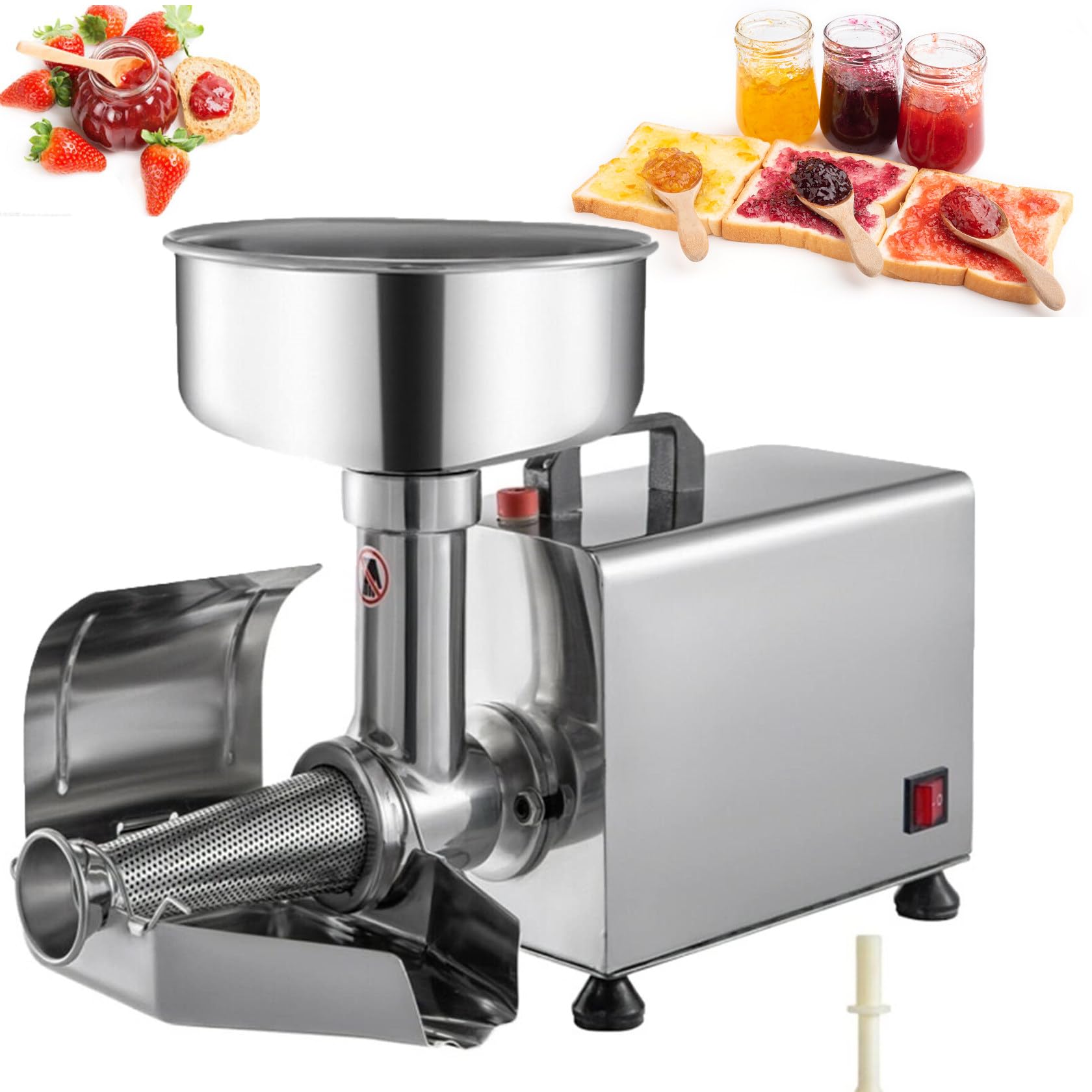 Passaverdure In Acciaio Inox Con 3 Dischi Intercambiabili, Tritatutto E Spremipatate Manuale - 2