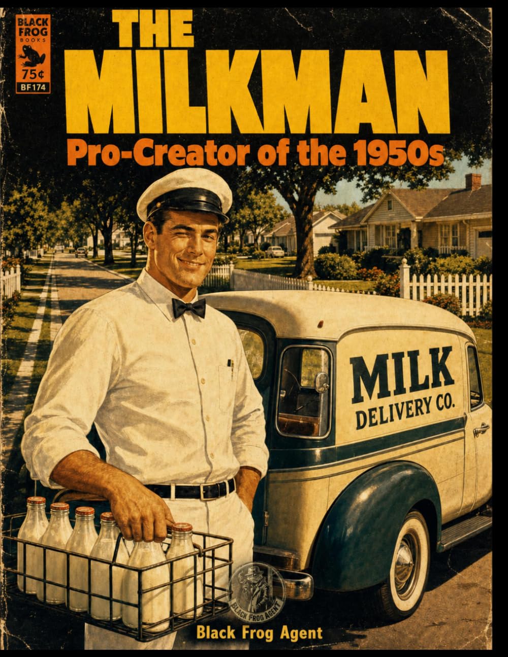 The Milkman: Pro-Creator of the 1950s: An Adult Gag Gift Coloring Book
