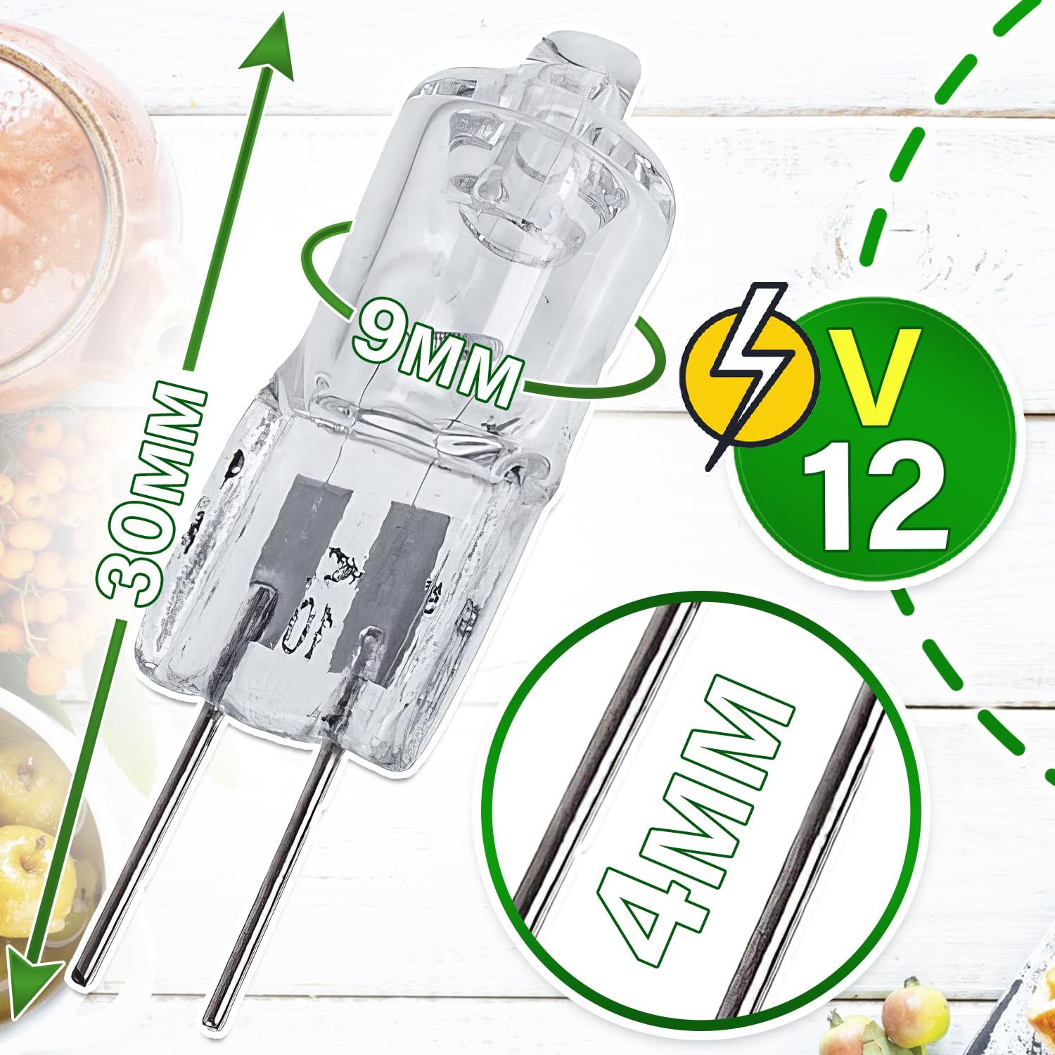 Halogeenlamp, Gorenje afzuigkap - 12V/20W (type G4