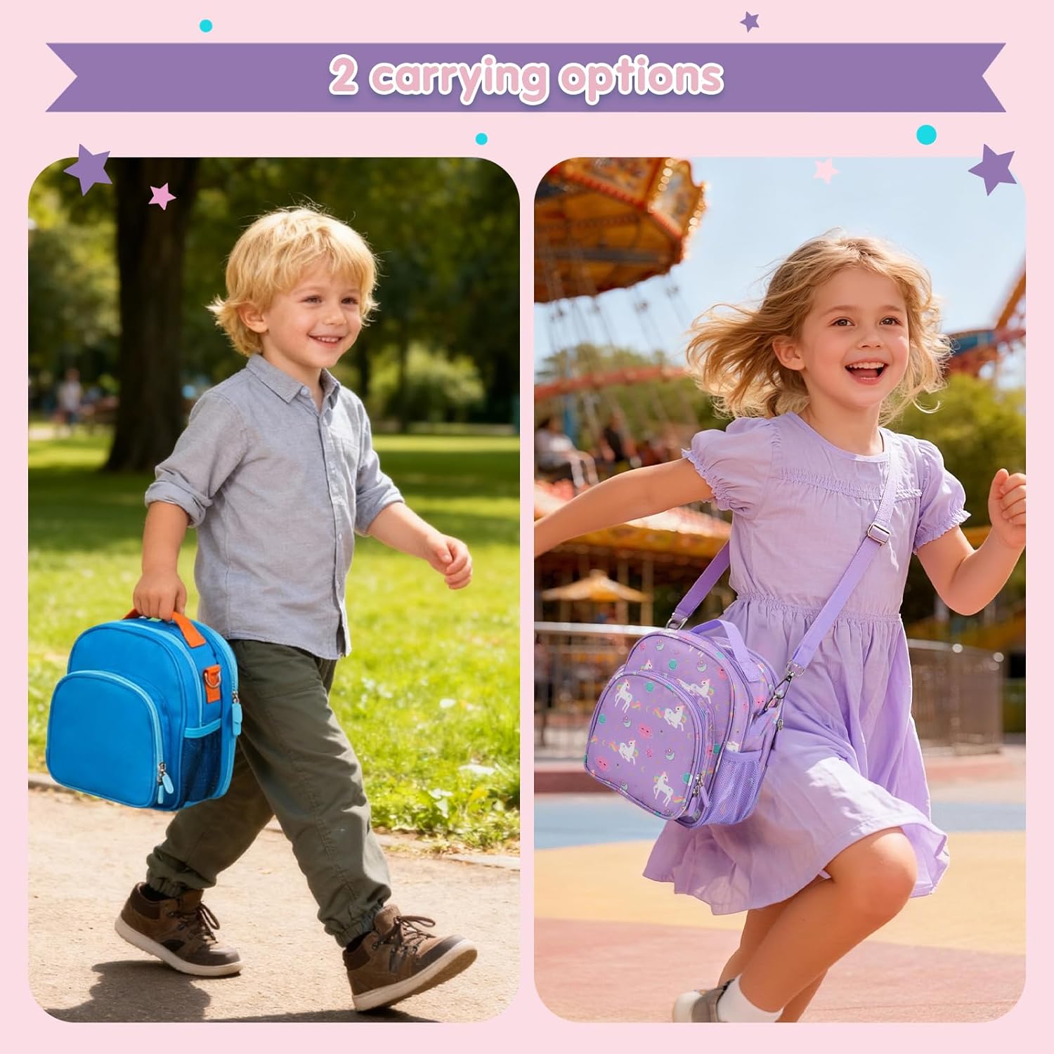 Hautton Travel Case Compatible with YOTO Mini, Carrying Case Portable Storage Bag for Audio Music Player, Headphones, Audio Cards and Accessories, Gift for Kids -Purple - Image 5