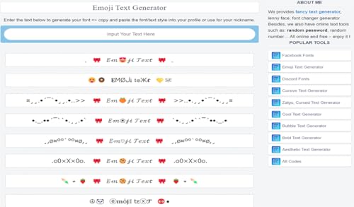 Fancy Text Generator – Fancytext.Net