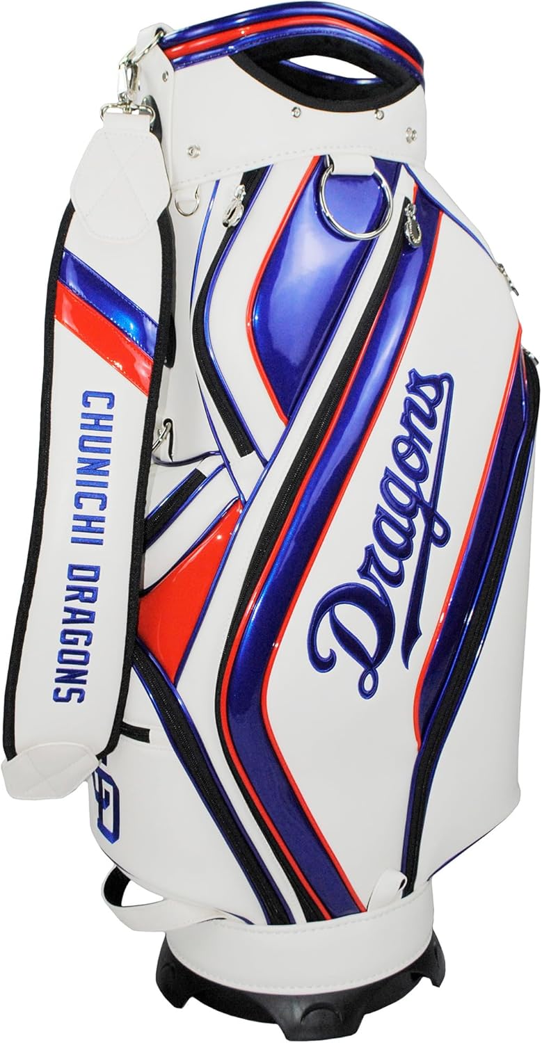 Chunichi Dragons CDCB-5415 9.5 Type Caddy Bag, White