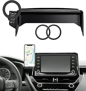 Car Phone Mount for 2019-2025 Toyota Corolla / 2019-2025 Toyota Corolla Hatchback / 2023-2025 Corolla Cross, Fits 8-Inch Touchscreen, for MagSafe Magnetic Car Phone Holder, Toyota Corolla Accessories