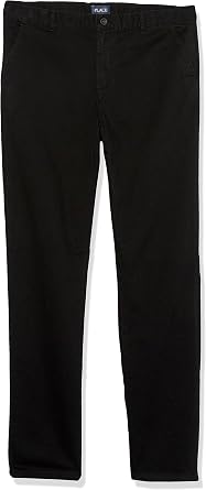 The Childrens Place Boys Stretch Skinny Chino Pants,Black Single,12