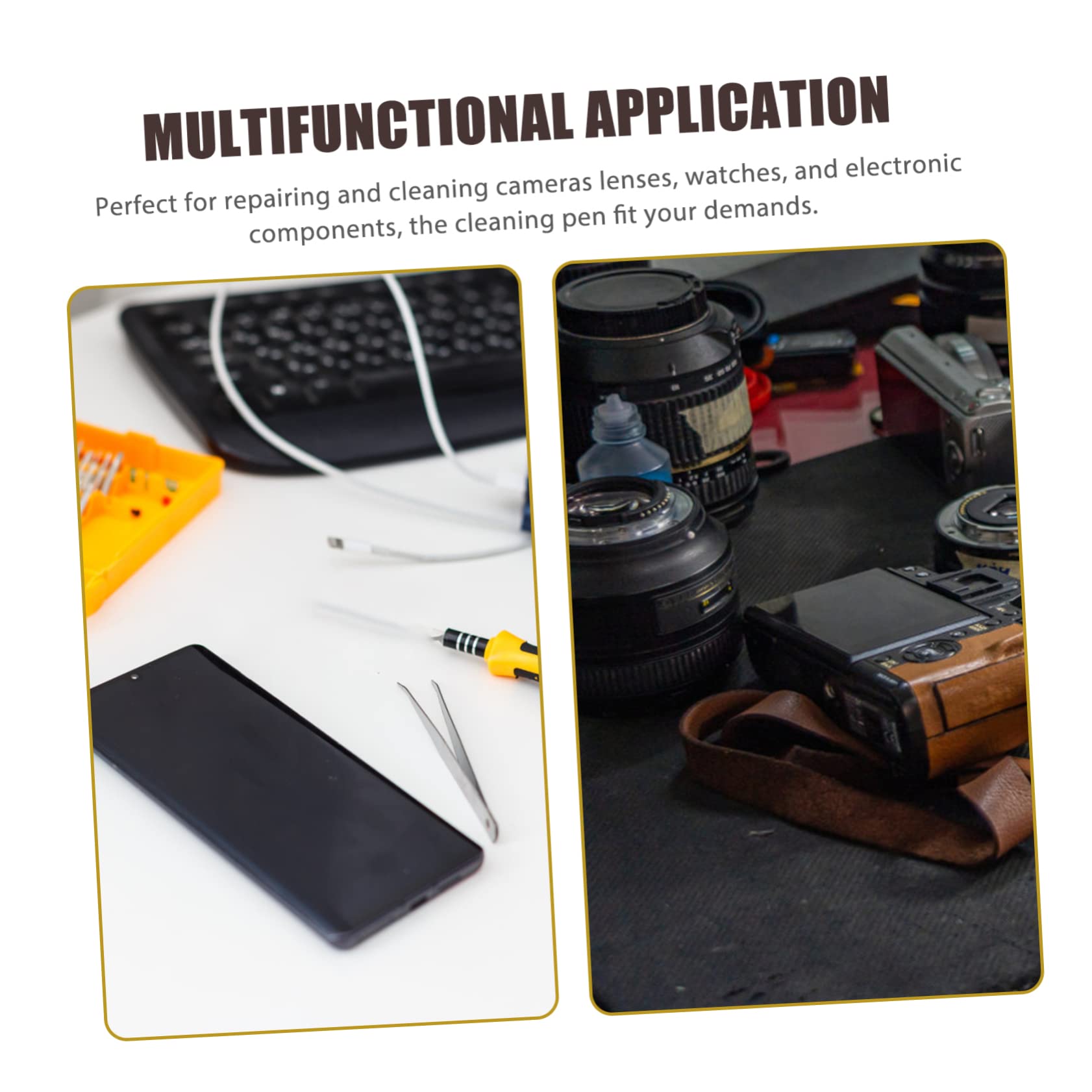 Mikikit 4pezzi Penna Per Pulizia Lenti Con Suzione Vuoto Strumento Professionale Per Riparazione e Manutenzione Di Fotocamere Orologi Ed Elettronica Compatta e Leggera Facile Da