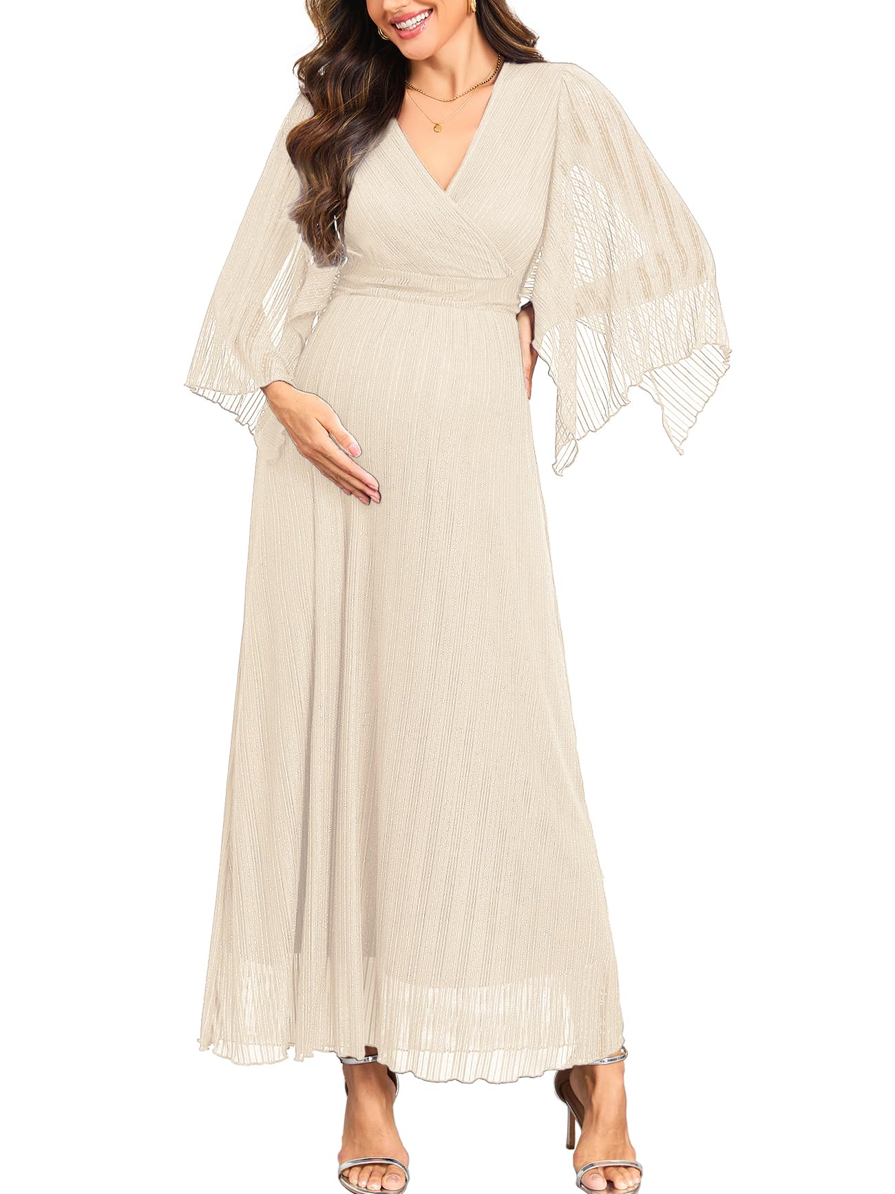 AISWI Sparkly Mesh Maxi
