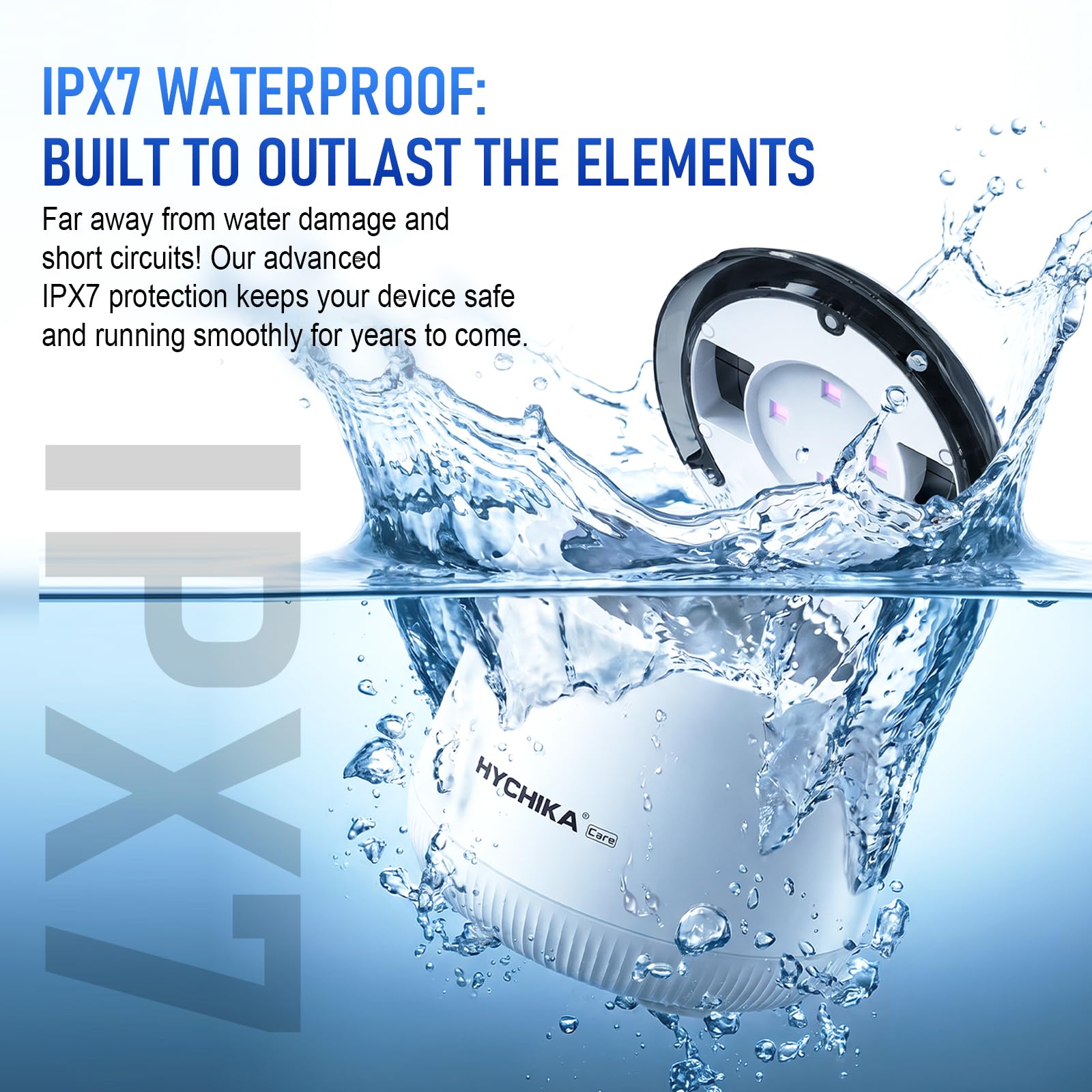 Limpiador Ultrasonidos Dental con Luz UV-C,Resistente al Agua,48kHz con Temporizador,4 Modos,200mL.Ideal para Prótesis Dentales,Alineadores,Protectores Bucales y Férulas Nocturnas.Blanco. | Resistente al Agua