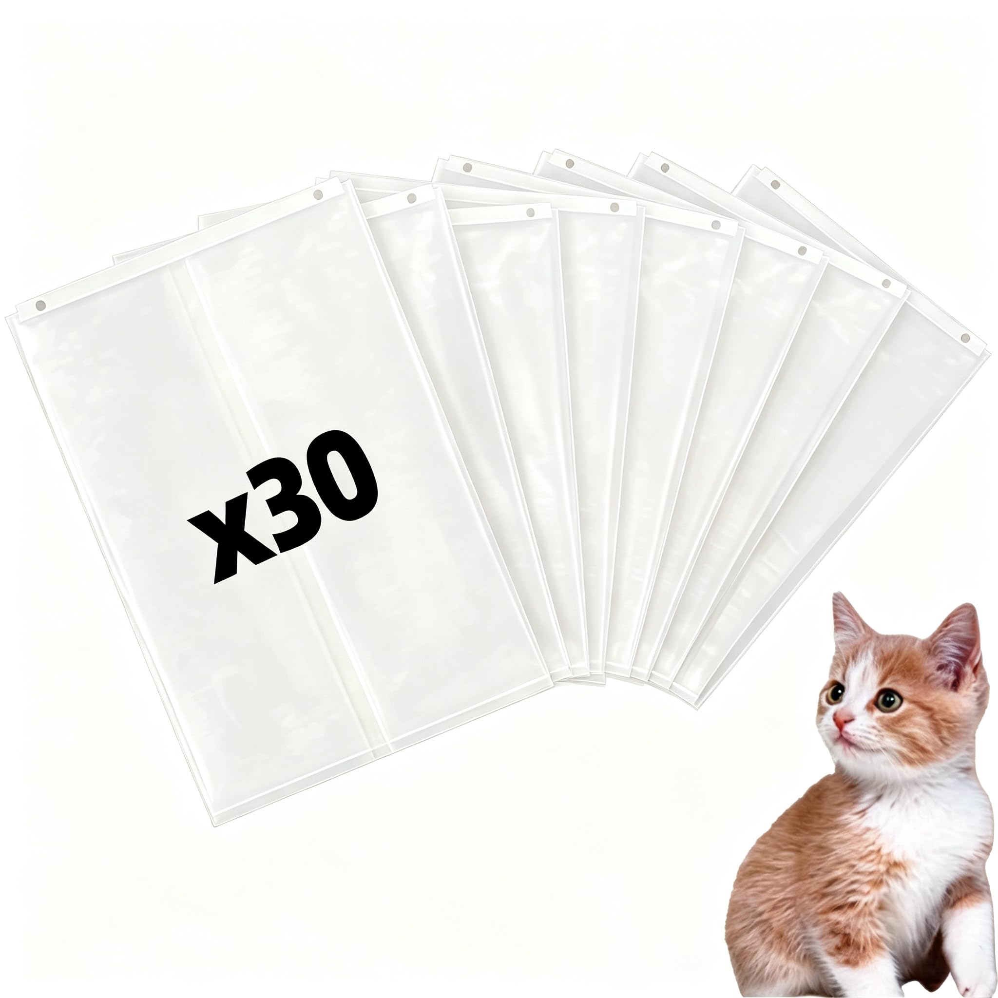 30 Stück Katzentoiletteneinlagen für PetSnowy Snow + Katzentoilette