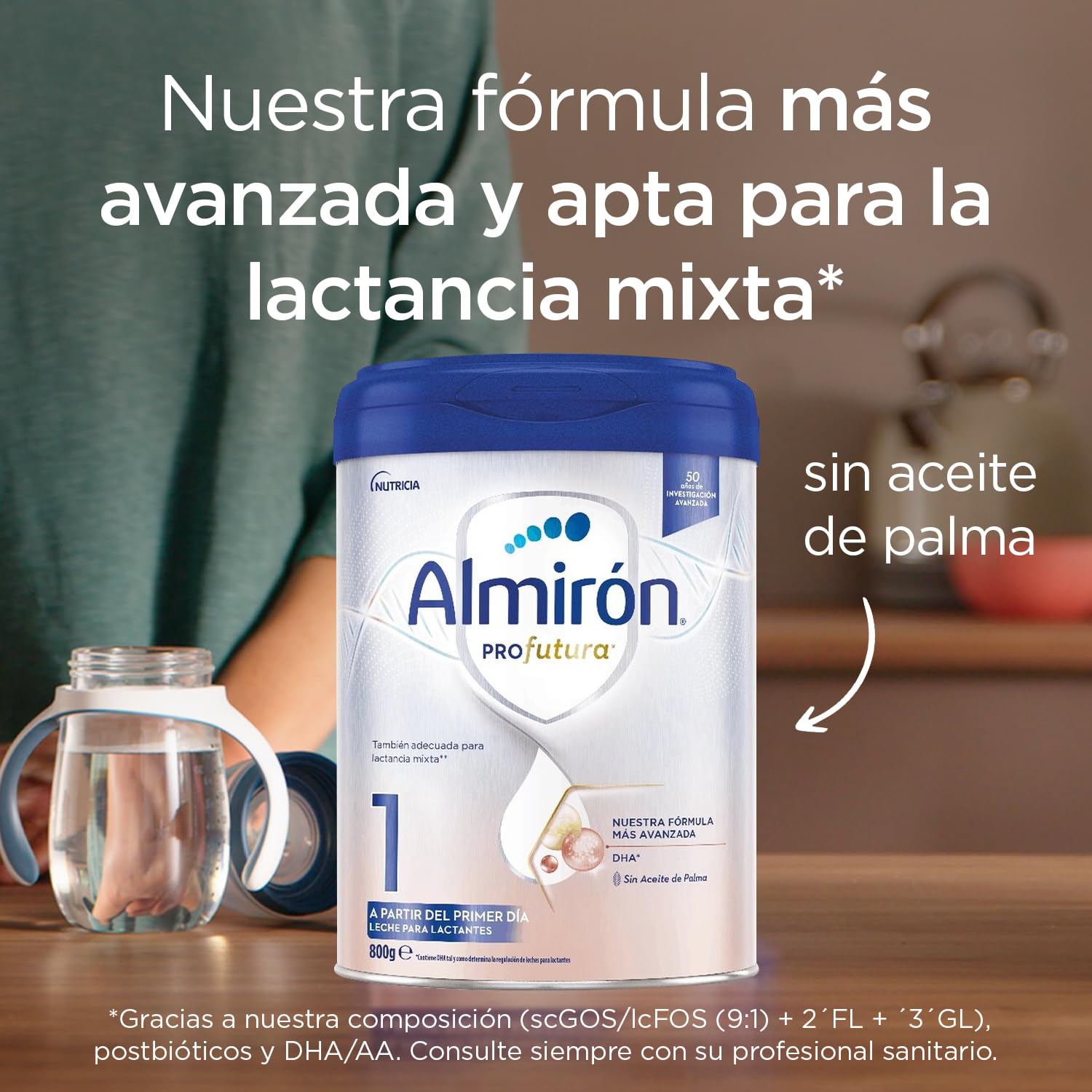 Almirón Profutura 1 Leche de Inicio en Polvo, a partir del Primer Día, 800 g (Paquete de 4)