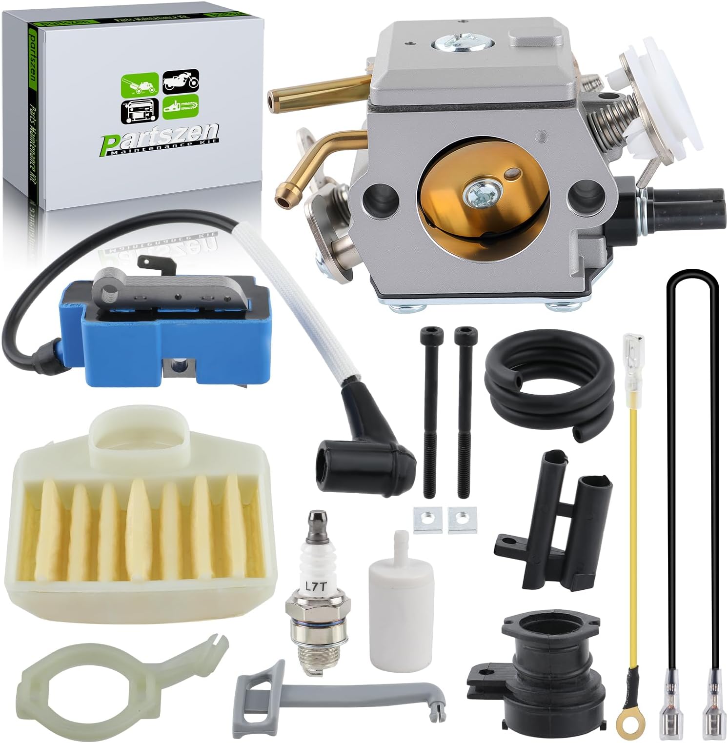 Kit di aspirazione del carburatore Carb HD-12 HD-6 362 365 371 372