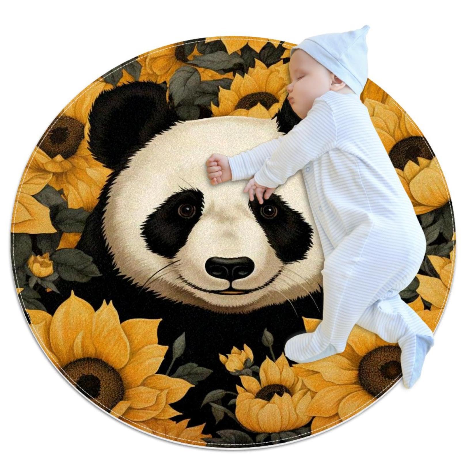 Tapis de salle de bain panda pour égayer le canapé et la chambre à coucher