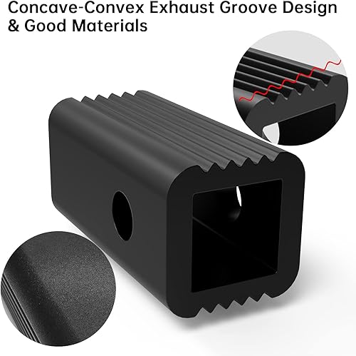 Miniatura 4 de Adaptador de receptor de enganche de 2 a 1-14 pulgadas, convertidor de 2 a 1.25 pulgadas para portabicicletas y portaequipajes