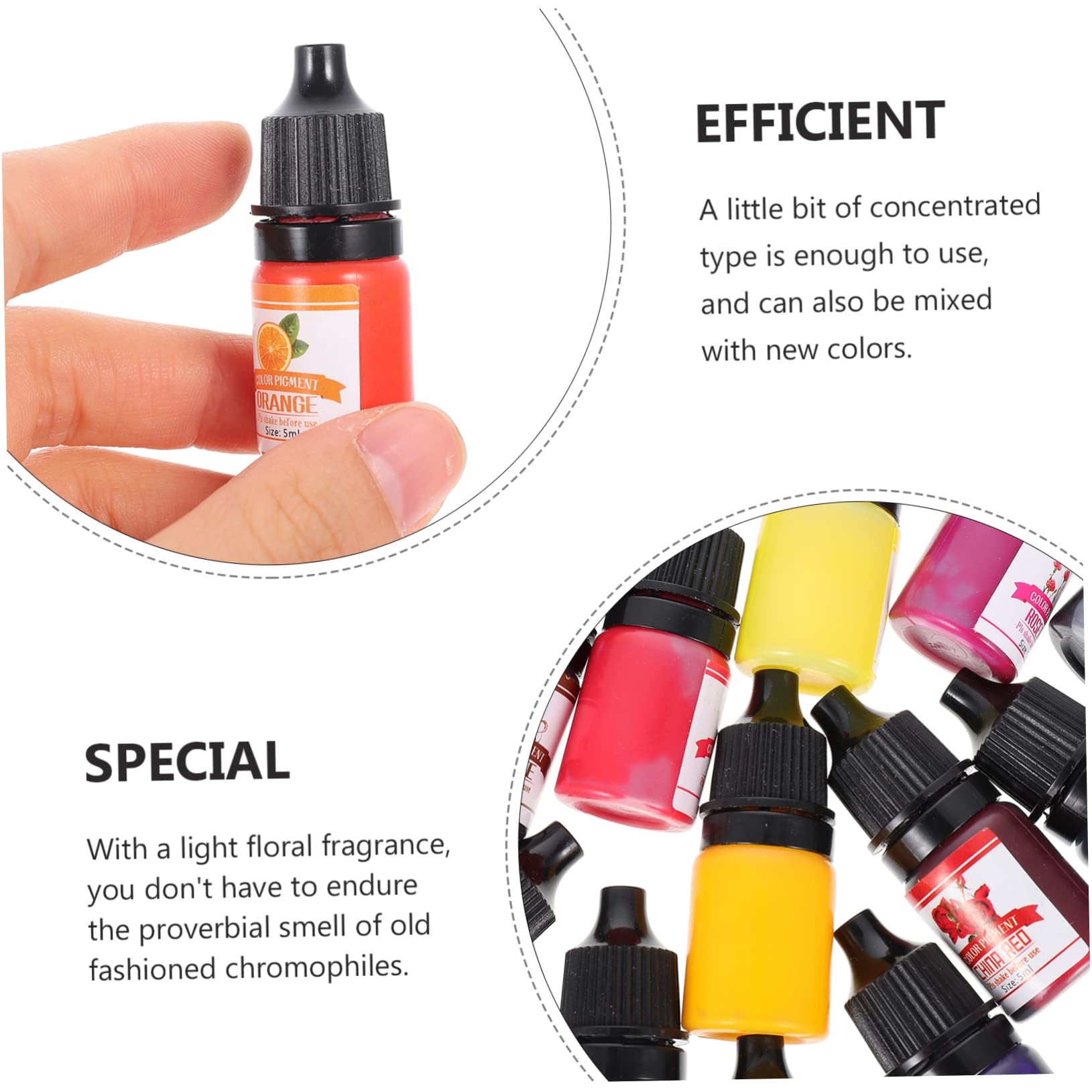 Housoutil 2 Stück Bunte Farbpigmente für Epoxidharz Farben Konzentrierte Uv Farbstoffe Flasche für Diy Schmuckherstellung und Kreative Projekte für Resin Kunsthandwerk und Bastelarbeiten