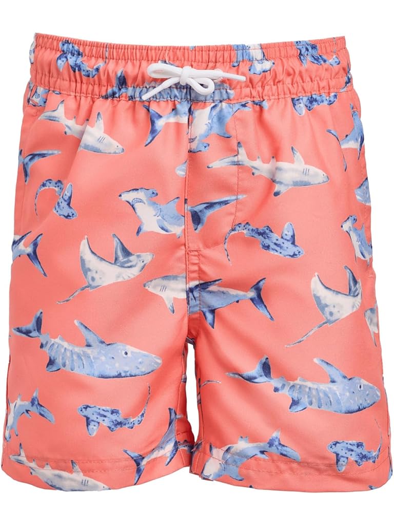 Blue Janie and Jack Printed Swim Trunk (Infant)