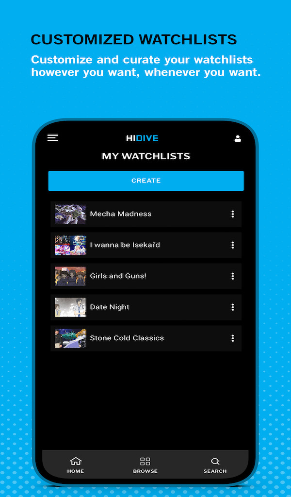 HIDIVE Stream Your Anime and More! App on Amazon Appstore