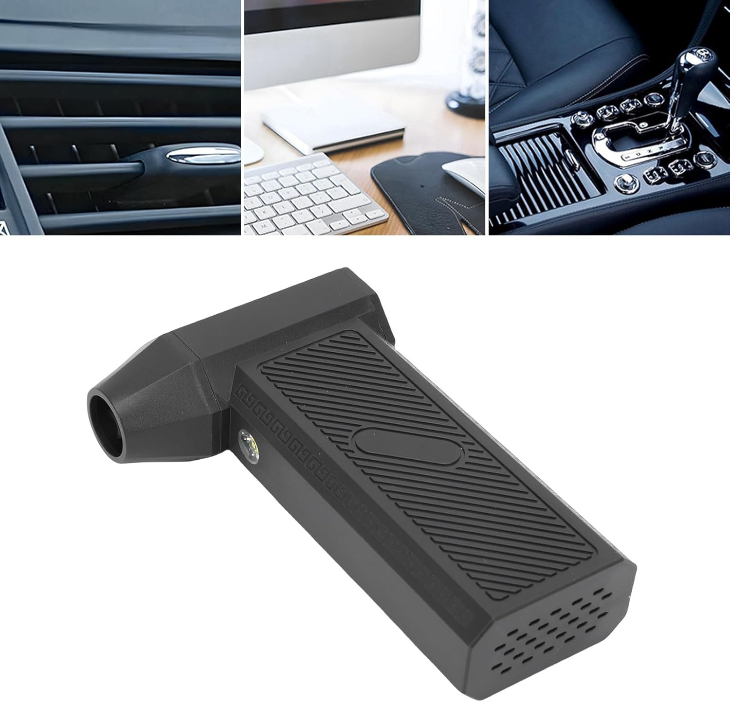 Cordless Air Duster, 3 Speed Adjustable 130000RPM Rechargeable Air Duster ABS Material 5000mAh Battery for Electronics Cleaning Home Office Keyboard Camera Gear and Workshop Use