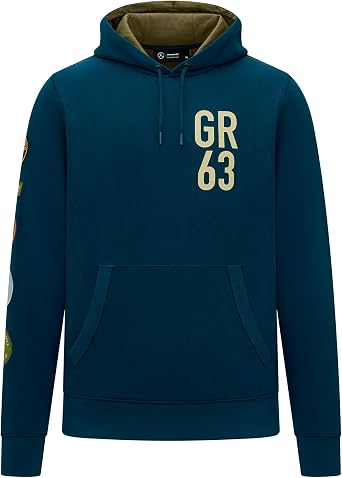Mercedes Benz F1 Special Edition George Russell 2023 Vintage Hoodie-Blue