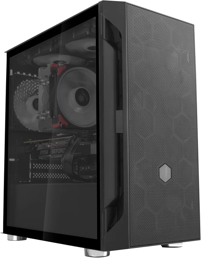 Gabinete SilverStone FARA H1M Mid Tower Micro-ATX Negro miniatura 4