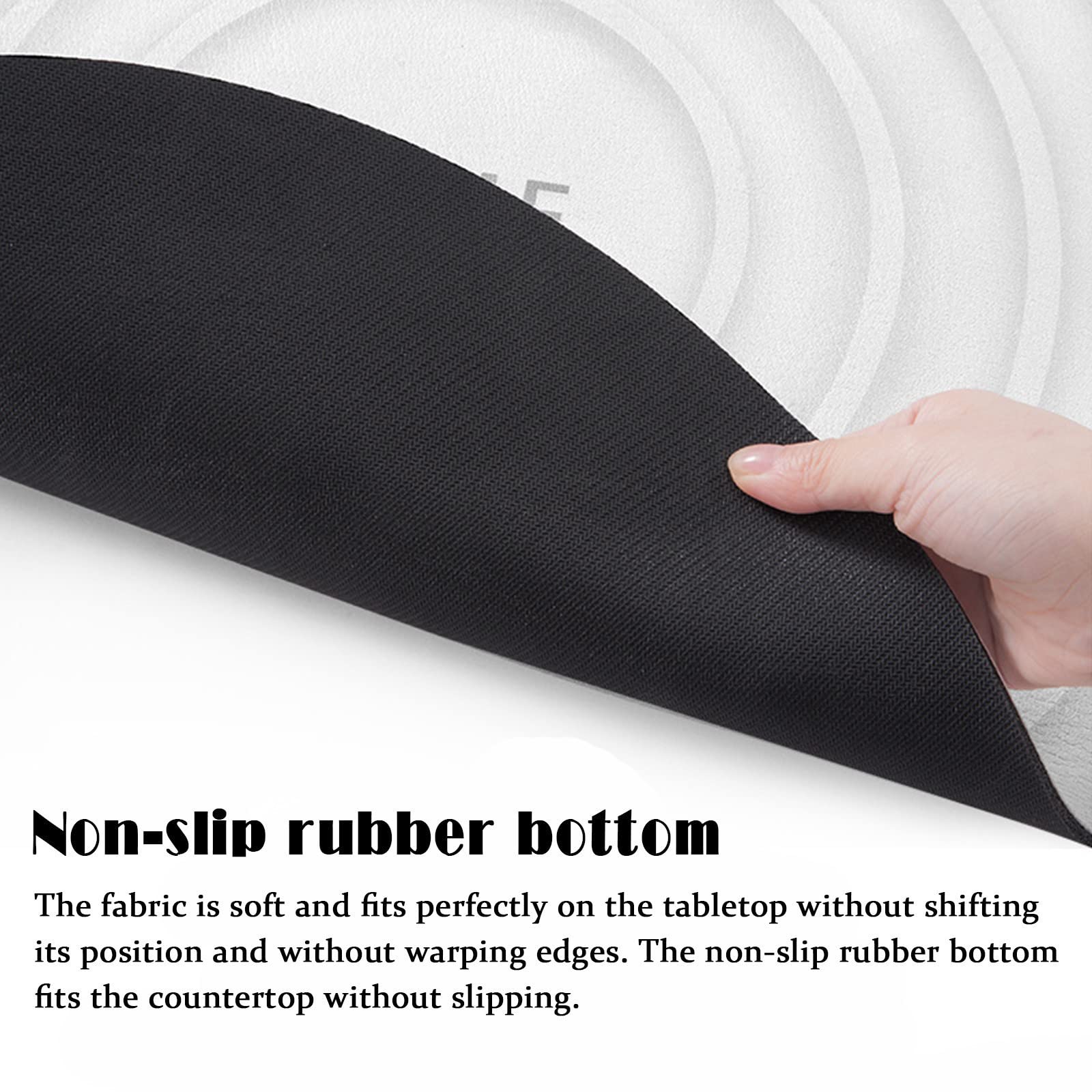 Morbuy Tapis Pour Evier Cuisine Égouttoir, Couleur Unie Tapis De Séchage Absorbant Vaisselle/Tapis Pour Évier Séchage Rapide/Tapis Vaisselle Egouttoir Pour Restaurant (30x40cm,Gris