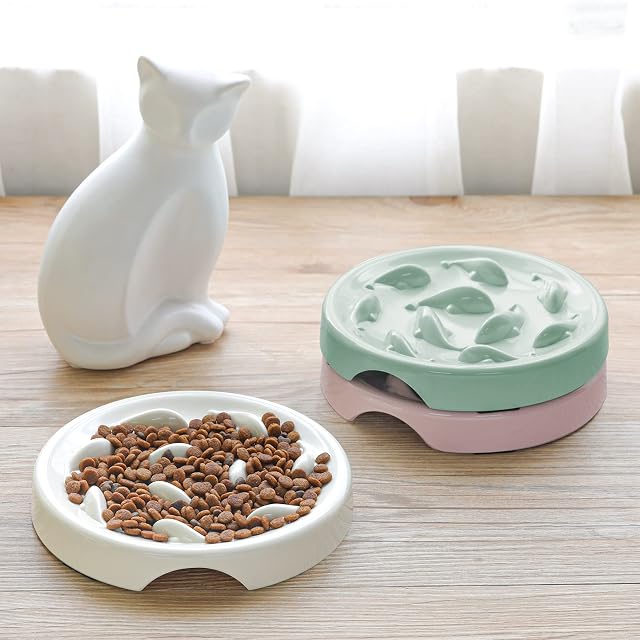 Foto 8 de 8 de Cuenco de alimentación Lenta para Gatos y Perros pequeños, diseño Cilkus de Piscina de Peces