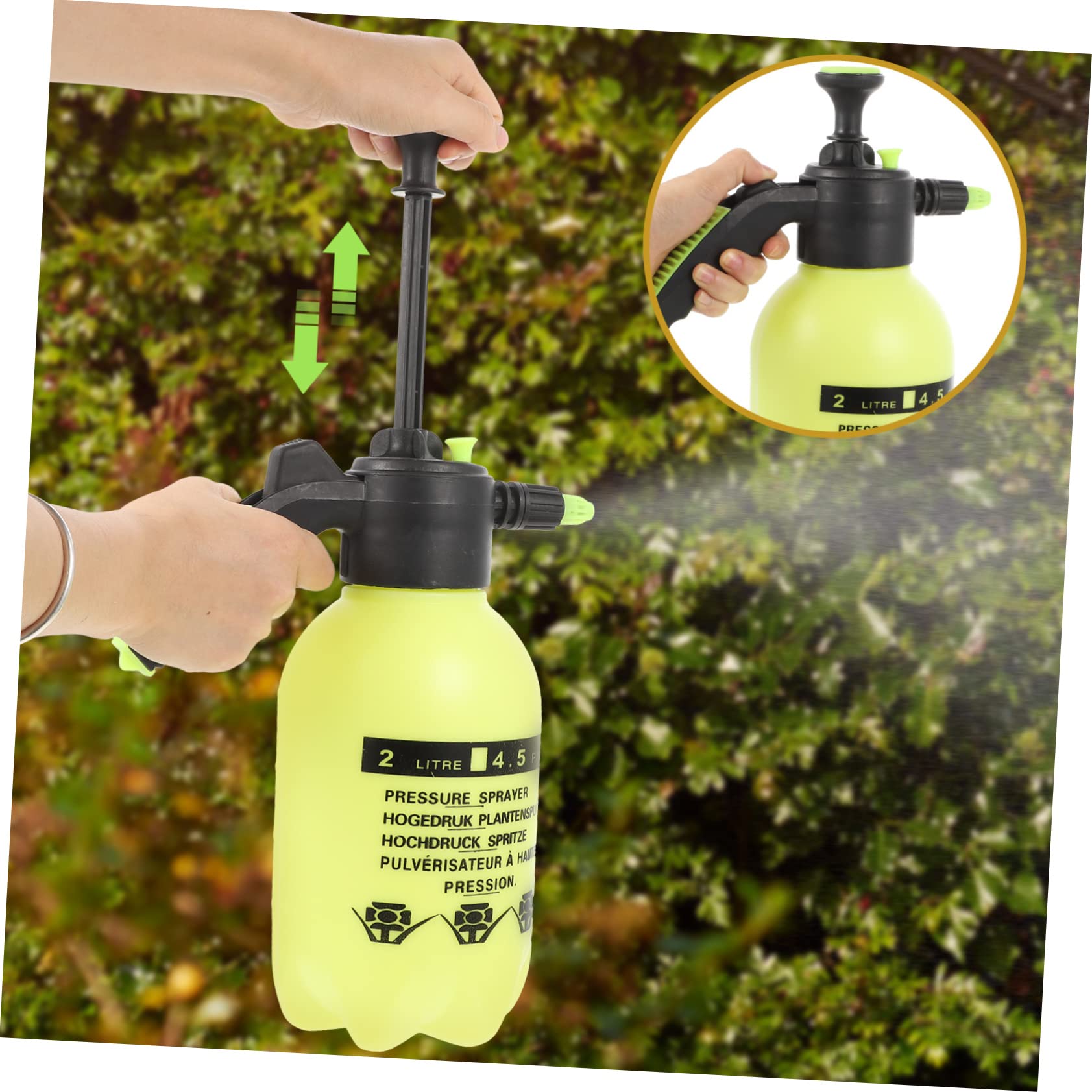 Klein Gießkanne Für Pflanzen Hochdruck Sprühgerät Mit Verlängerungsrohr Handlicher Sprüher Für Garten Und Zimmerpflanzen Zur Gleichmäßigen Befeuchtung Und Pflege Von
