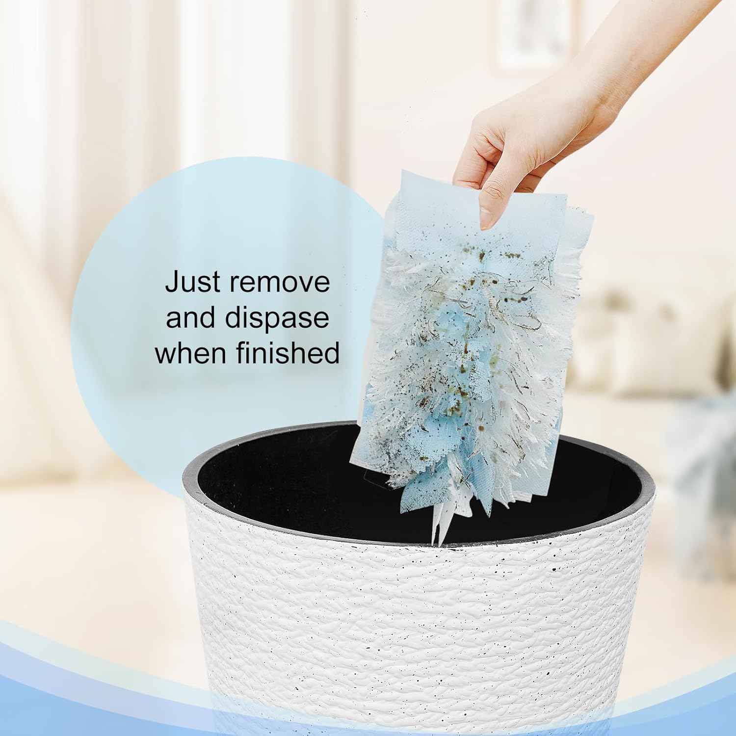 Duster Refill patible with Swiffer Hand Duster, Unscented Disposable