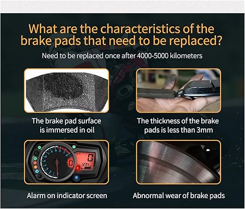 Miniatura 7 de Accesorio de motocicleta Pastilla de freno delantera y trasera para Yamaha XT660 XT 660 600Z XT660Z Z Tenere 08-13 TT600 R TT E 600 Brembo trasero
