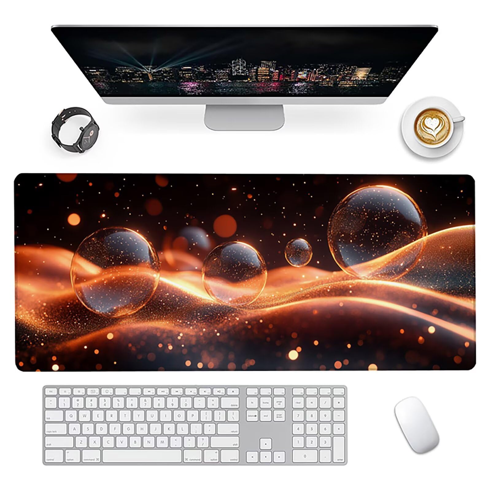 Treer Large Colorful Bubble Mouse Pad With Stitched Edges, Mouse - View #7