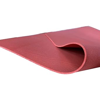 LMS Heat Resistant Silicone Sponge Foam Rubber Sheet, Texture, High Temp Press, Red 11.8 x11.8 inch 1.5mm Thickness 1