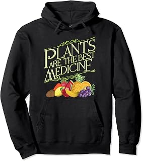Whole Food Plant Based Diet Vegetarian Quote Keto Vegan Pullover Hoodie