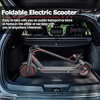 Vista 5 de Electric Scooter for Adults Teens - 350W EScooter Up to 19Mph & 19-21Miles Range Sport Electric Scooters with Double Braking,8.5''Tires Foldable