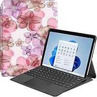 Vista 8 de Funda para Microsoft Surface Pro 8, de poliéster, de múltiples ángulos, delgada, ligera, para tableta Microsoft Surface Pro 8 de 13", compatible