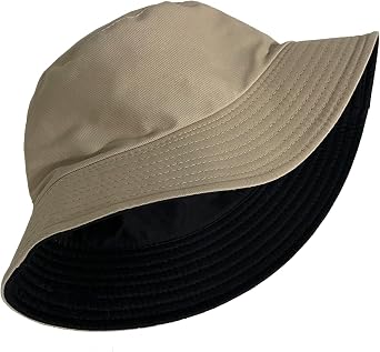 PFFY Reversible Bucket Hat for Women Men Cotton Sun Beach Fishing Cap