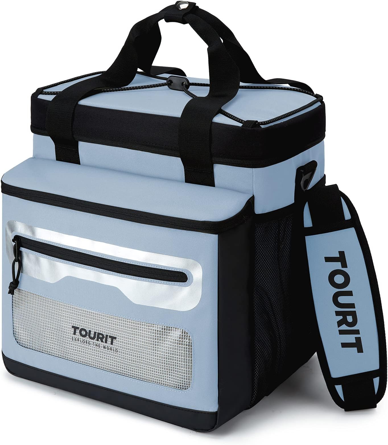 TOURIT Soft Cooler Bag 40/52 Can Large Collapsible Soft Sided Cooler 33/39 L Beach Portable Cooler Ice Chest Insulated for Picnic, Beach, Trip