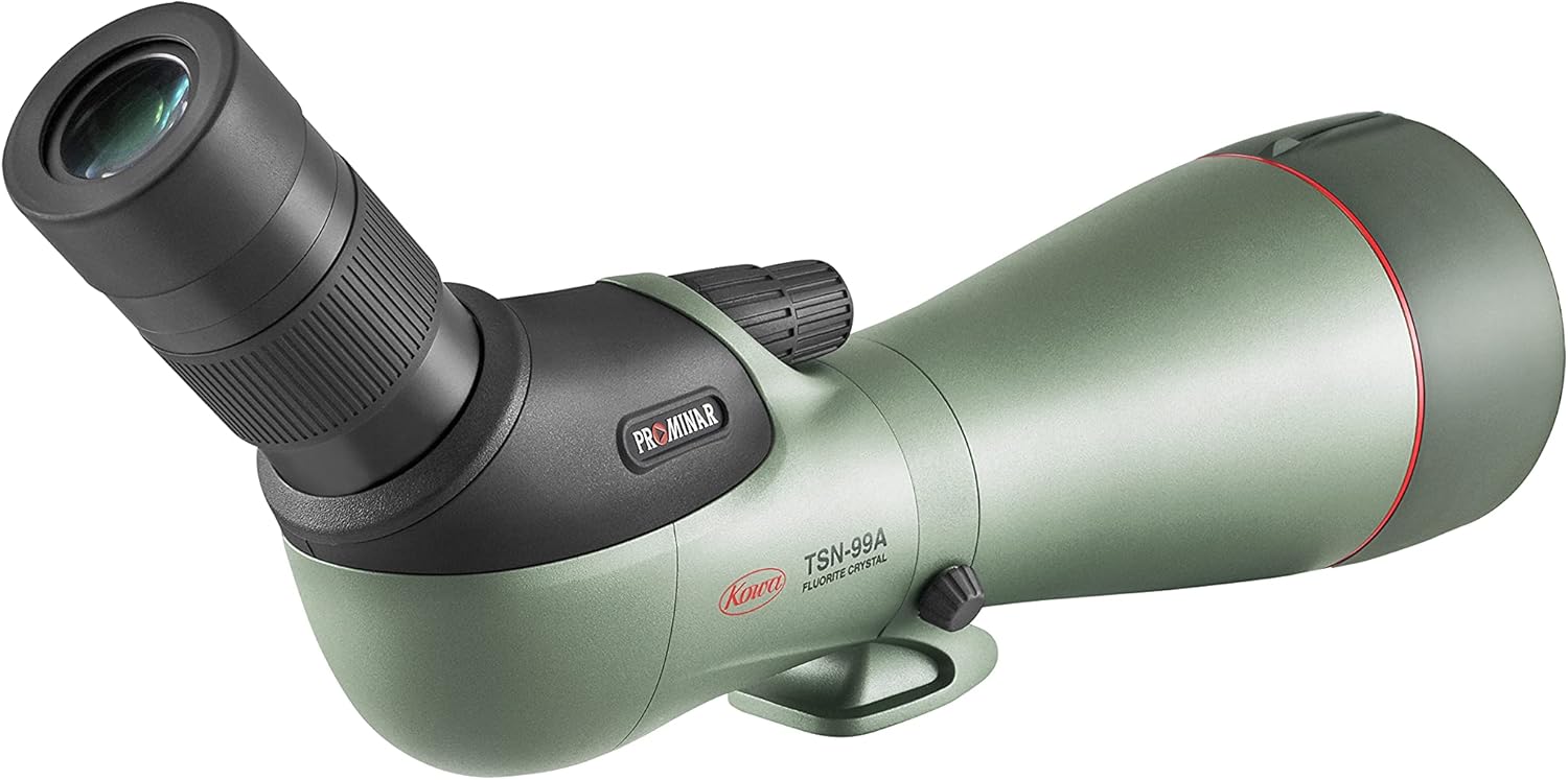 Kowa TSN-99A PROMINAR Pure Fluorite Angled Spotting Scope with TE-11WZ II 25-60x Wide Angle Zoom Eyepiece