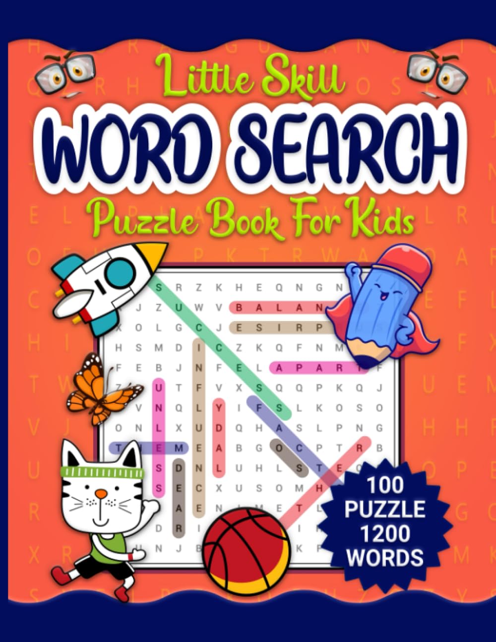 Little Skill Word Search Puzzle Book for Kids: Simple Smart Kids Word ...