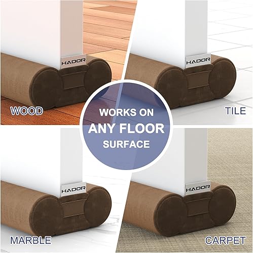 Miniatura 6 de Tope de puerta para la parte inferior de la puerta, bloqueador de luz de ruido de aire de 36 pulgadas para debajo de los borradores de 30 a 36